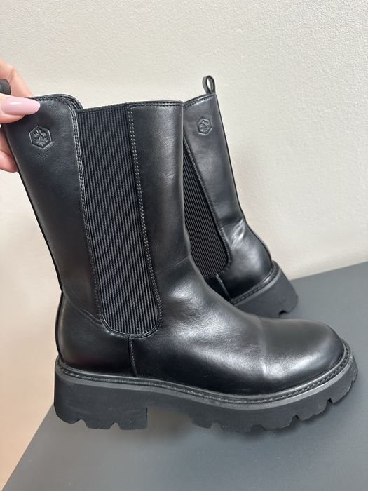 Шкіряні чоботи челсі 40-41