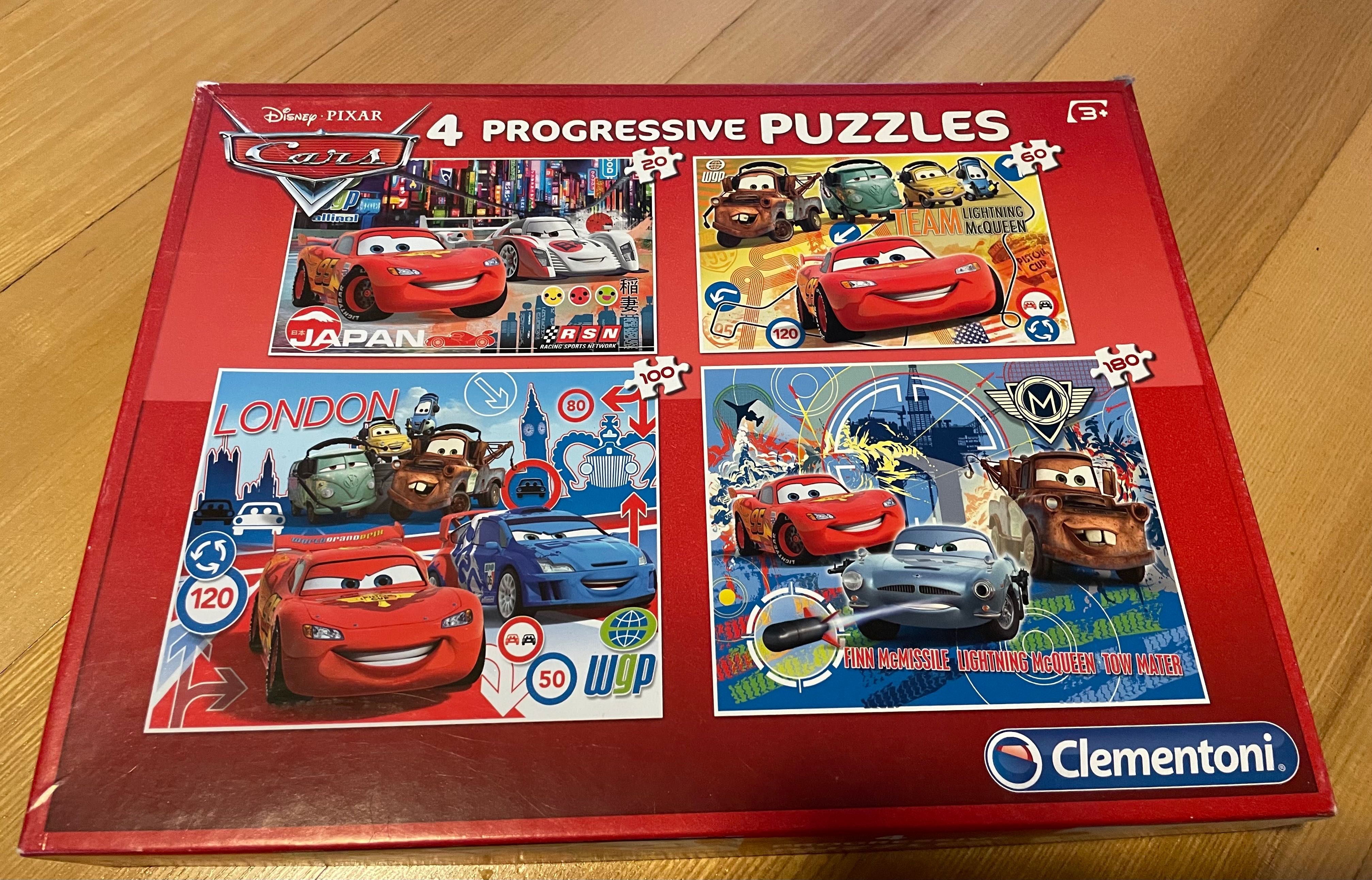 Puzzle Auta 3+ progresywne