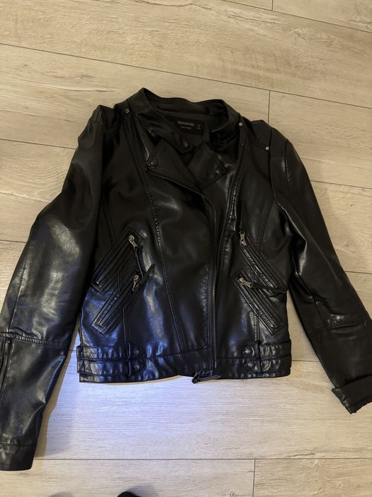Курточка шкіряна оверсайс
