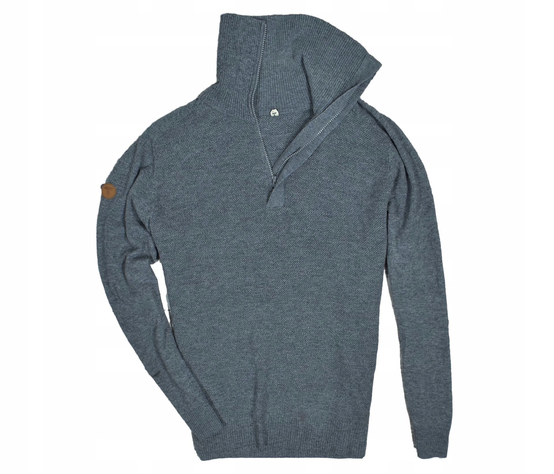 Tufte Męski Wełniany Sweter Trekkingowy Half Zip Xxl