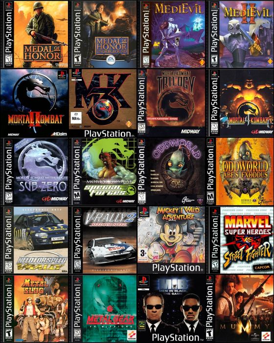 Нові Диски для PlayStation 1/PS1/PSone/ps1/пс1 - ТОПові  ігри.