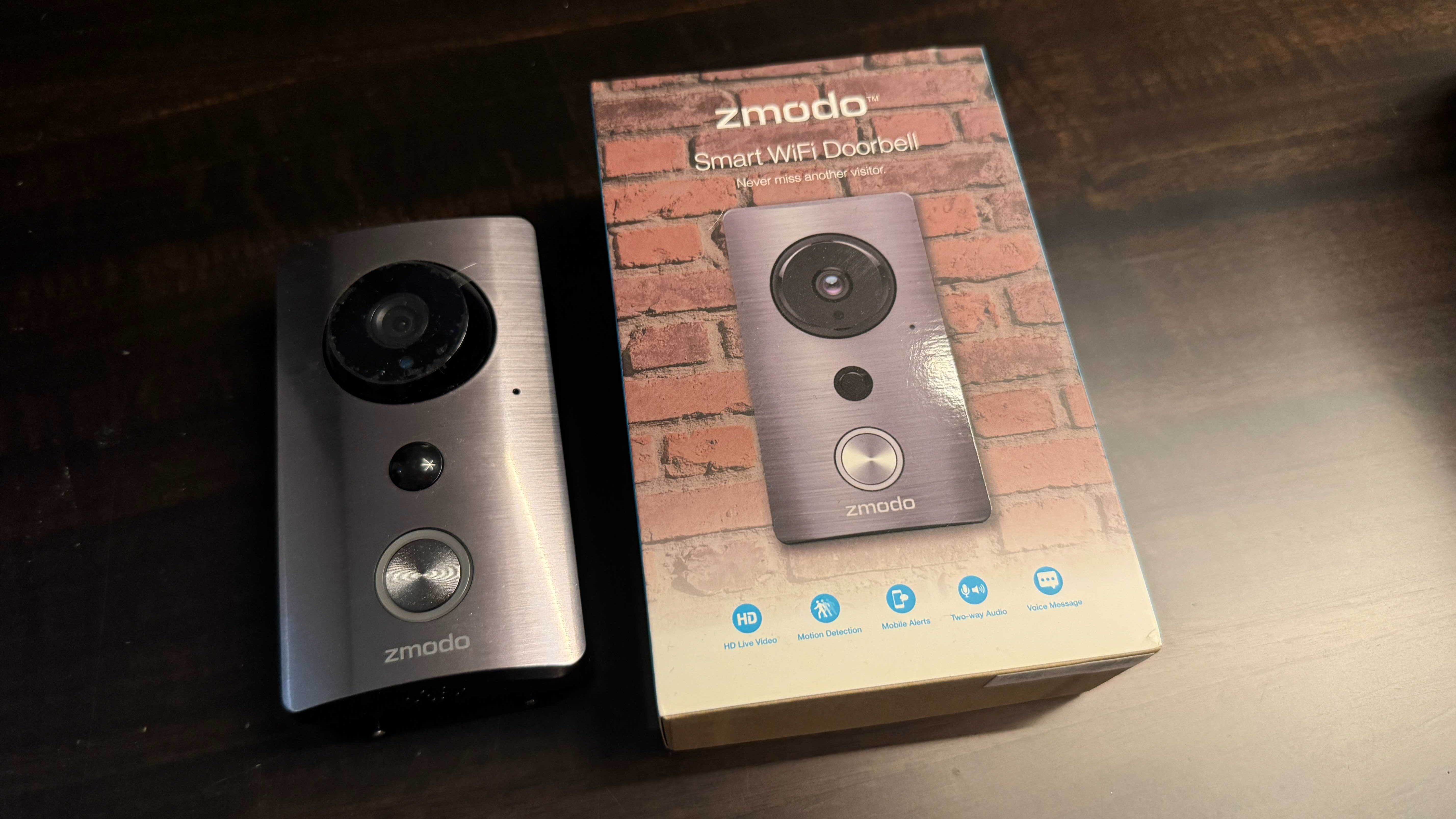 Zmodo Smart Wifi Doorbell - Campainha inteligente 720p