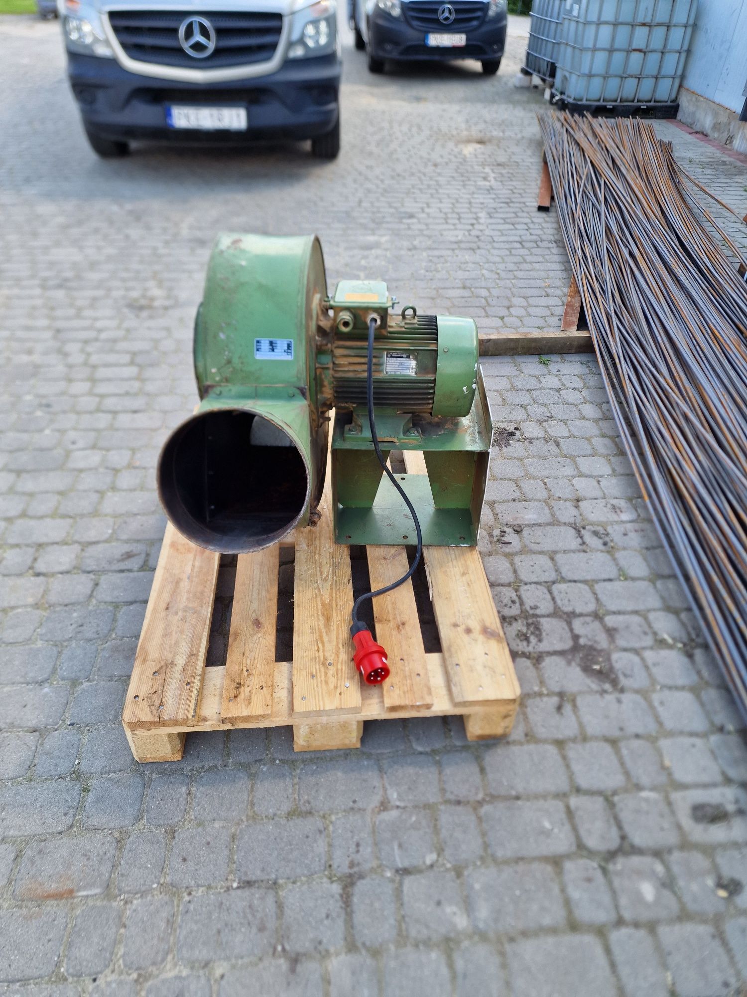 Odciąg do trocin Spanex 5,5kw Wentylator Wyciąg Polytechnik