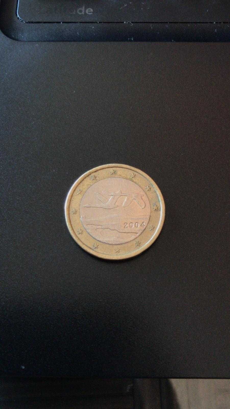 Moeda 1 euro Finlândia 2004 - Rara