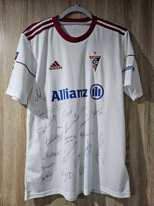 Koszulka Górnik Zabrze Wieteska 4 z autografami drużyny