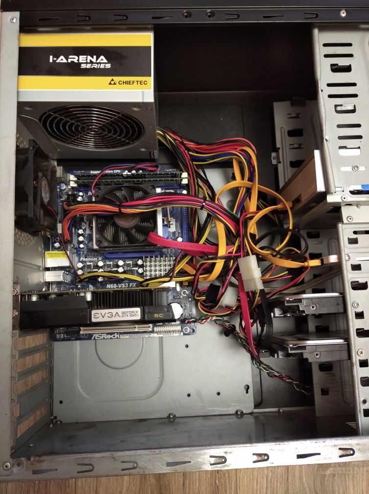Домашній ПК quad core fx 4300 8 gb озу 1050ti 4gb