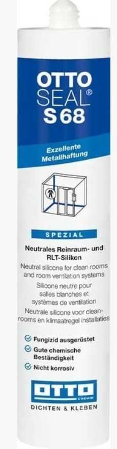 Silikon sanitarny OTTOSEAL S68 (ral 9016) Grzybobójczy