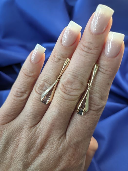 Сережки золото 585 3.36