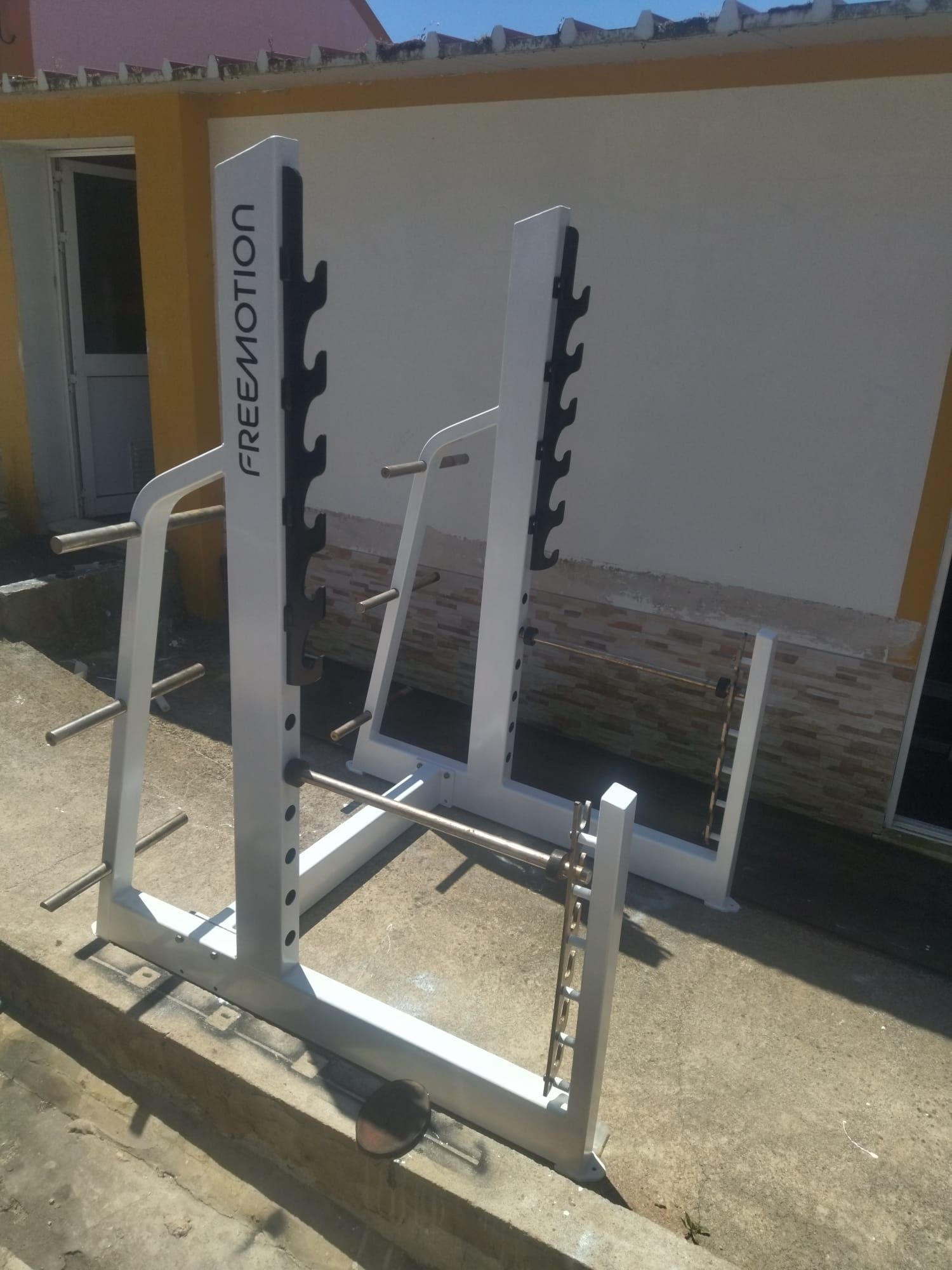 Rack de agachamento máquina de ginásio