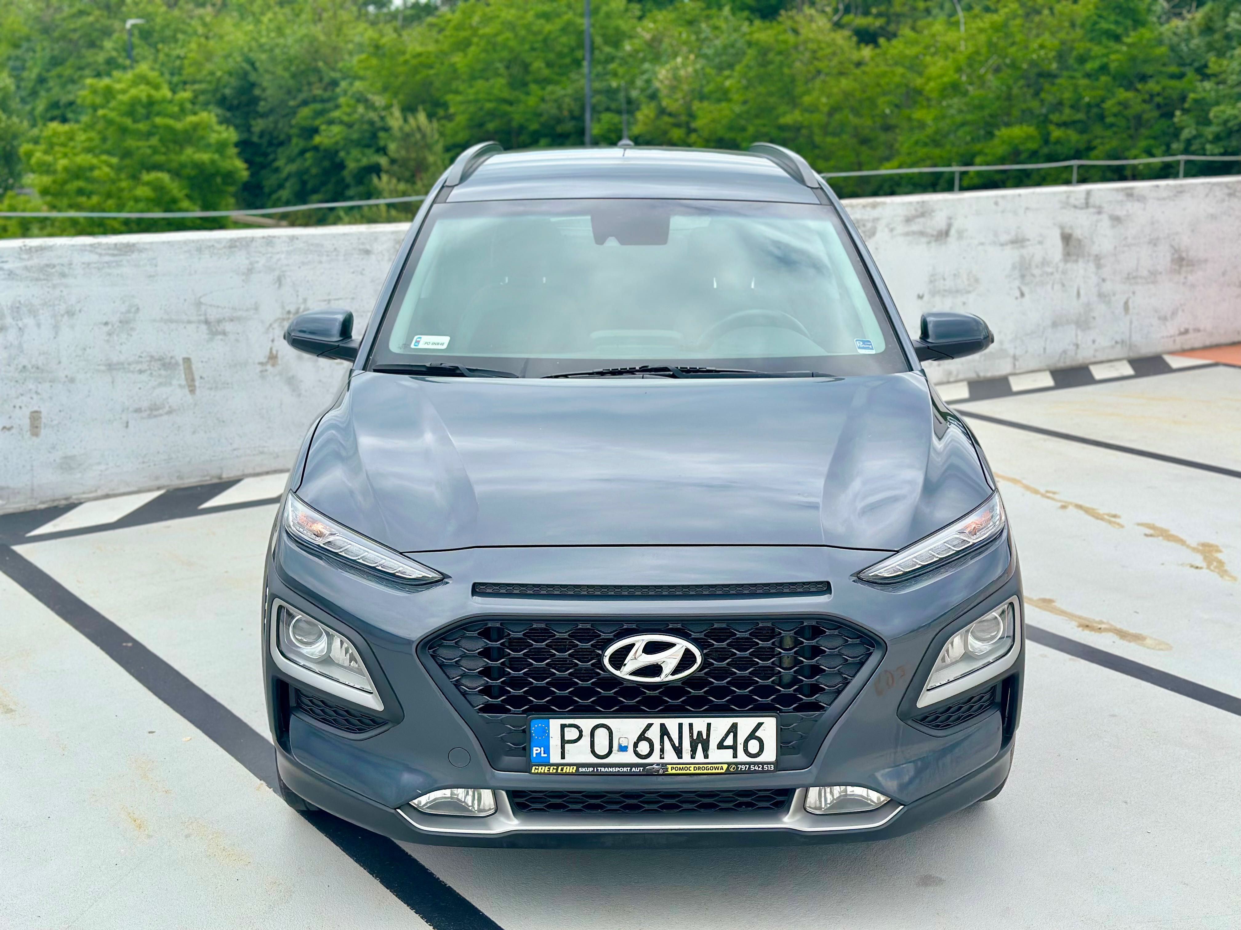 Hyundai Kona 1.6T-GDI 177KM Automat POLSKI SALON 1 właściciel*ASO*