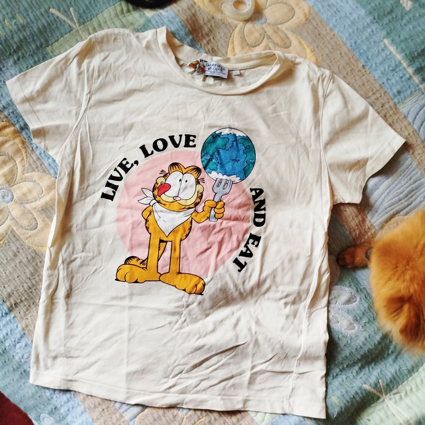 Футболка Garfield s подойдёт на m