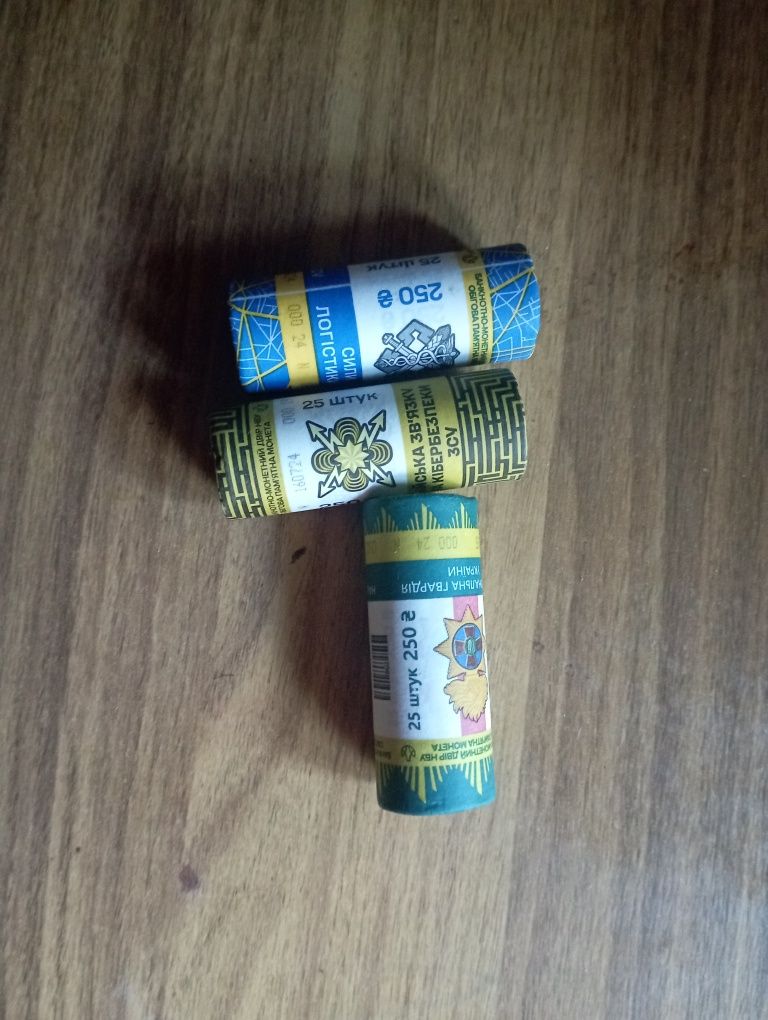 Лот- Ролики монет ЗСУ.