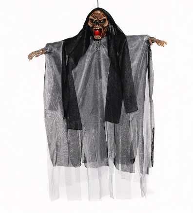 Zawieszka dekoracyjna czaszka, duch halloween