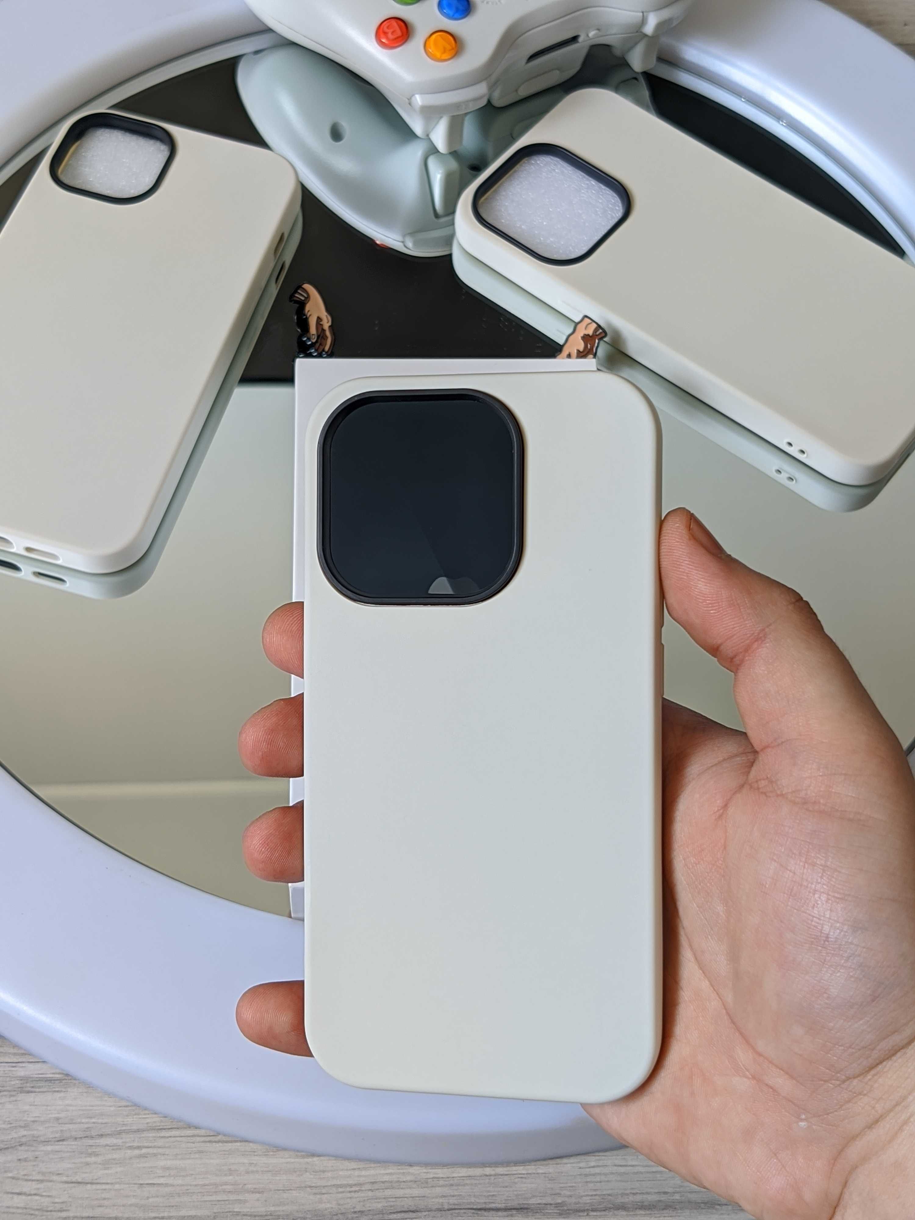 Чохол Cream White для iPhone 15 Plus чехол айфон 15 плюс