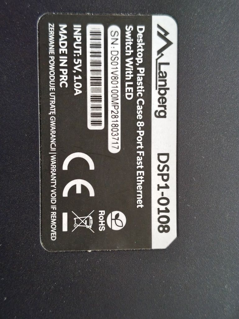Switch LANBERG DSP1-0108