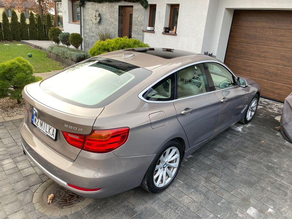 Salonowe BMW GT3 2.0 184KM 320D 138 tyś km panorama jasny środek
