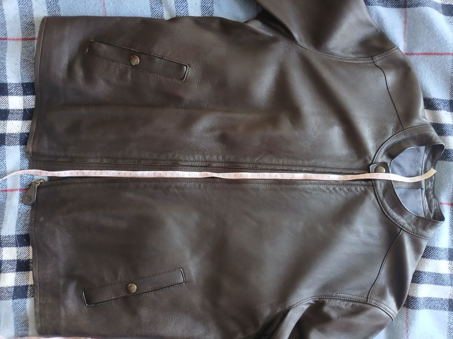Шкіряна куртка Massimo Dutti, розмір по бірці XL