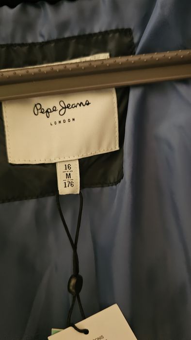 Casaco Novo Pepe Jeans azul escuro,  rapaz, tamanho 16
