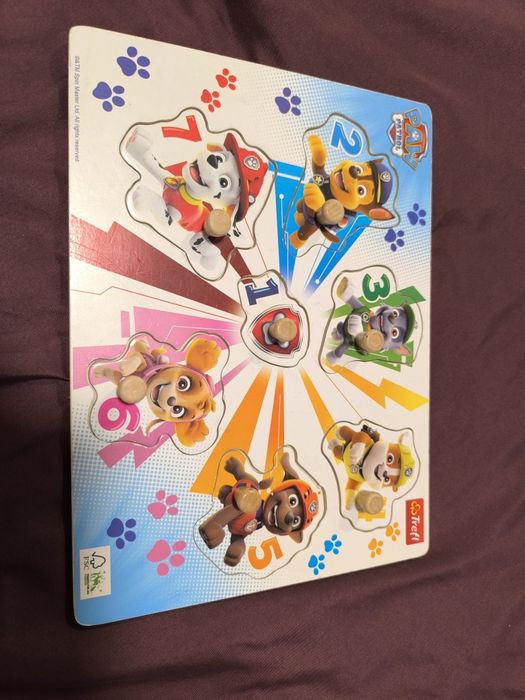 Układanka drewniana Psi Patrol, Trefl