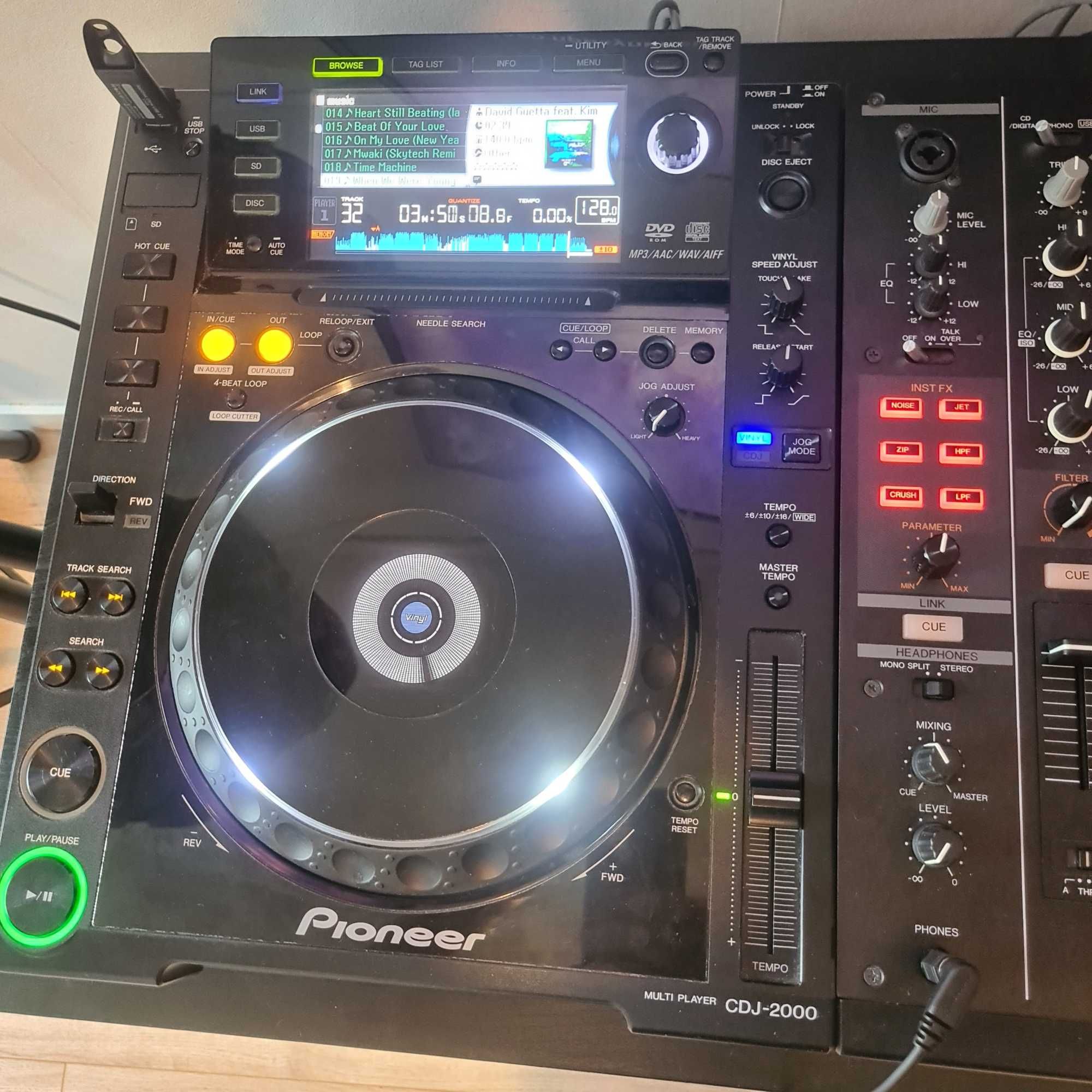 Pioneer Djm -2000+ cdj- 2000 (2програвачі) комплект