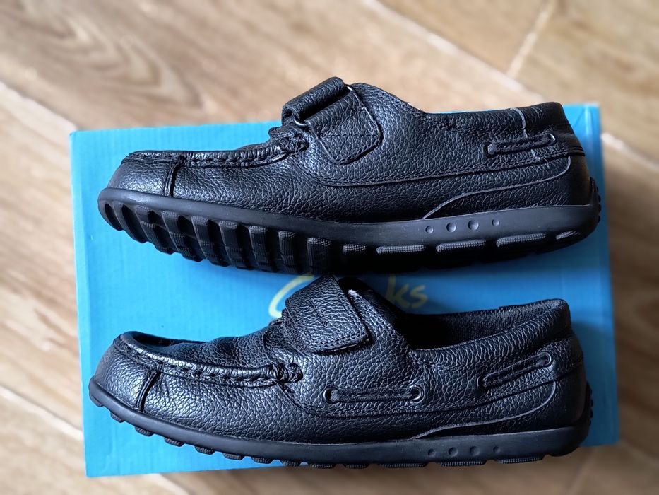 Напівчеревики дитячі шкіряні Clarcs, розмір 36