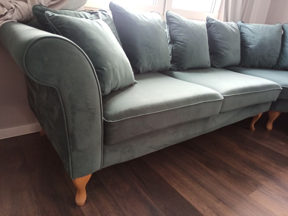 SOFA kanapa narożnik Valencia Exclusive Ludwik 260x280x90 glamour