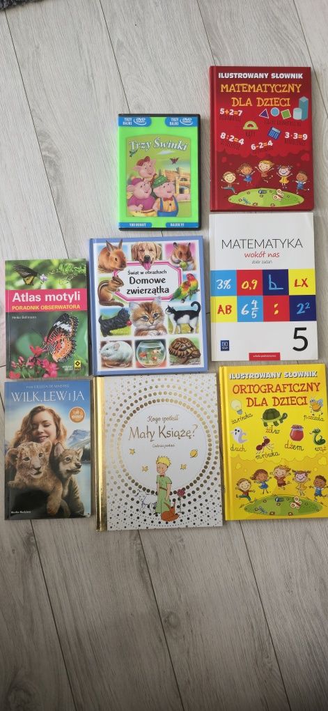 Książki dla najmłodszych 7 szt. Mały Książe i inne