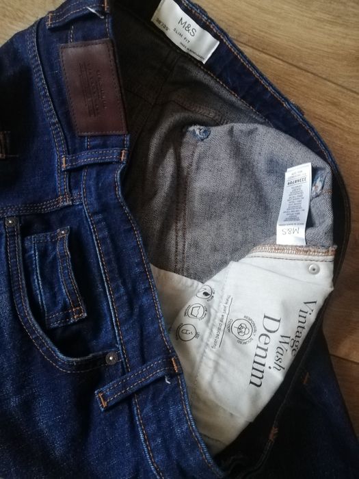Spodnie męskie jeans roz 38/29