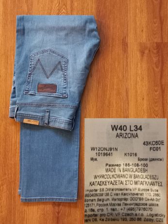 Nowe, męskie jeansy Wrangler.  Arizona, rozmiar  40 / 34