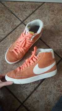 Nike Blazer Mid brzoskwiniowe morelowe