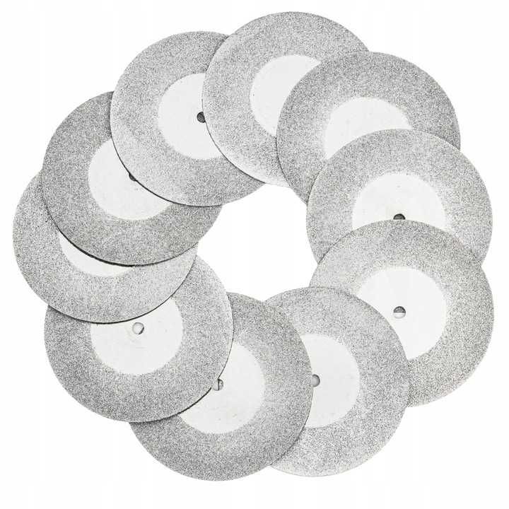 TARCZE Diament Tnące 22mm MINI SZLIFIERKA 10 sztuk 2 x trzpień 35mm
