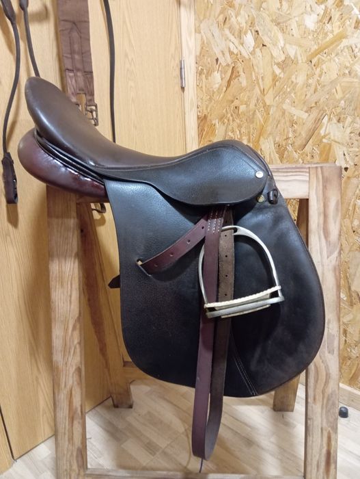 Selim/ arreio de obstáculos completo com cabeçadas