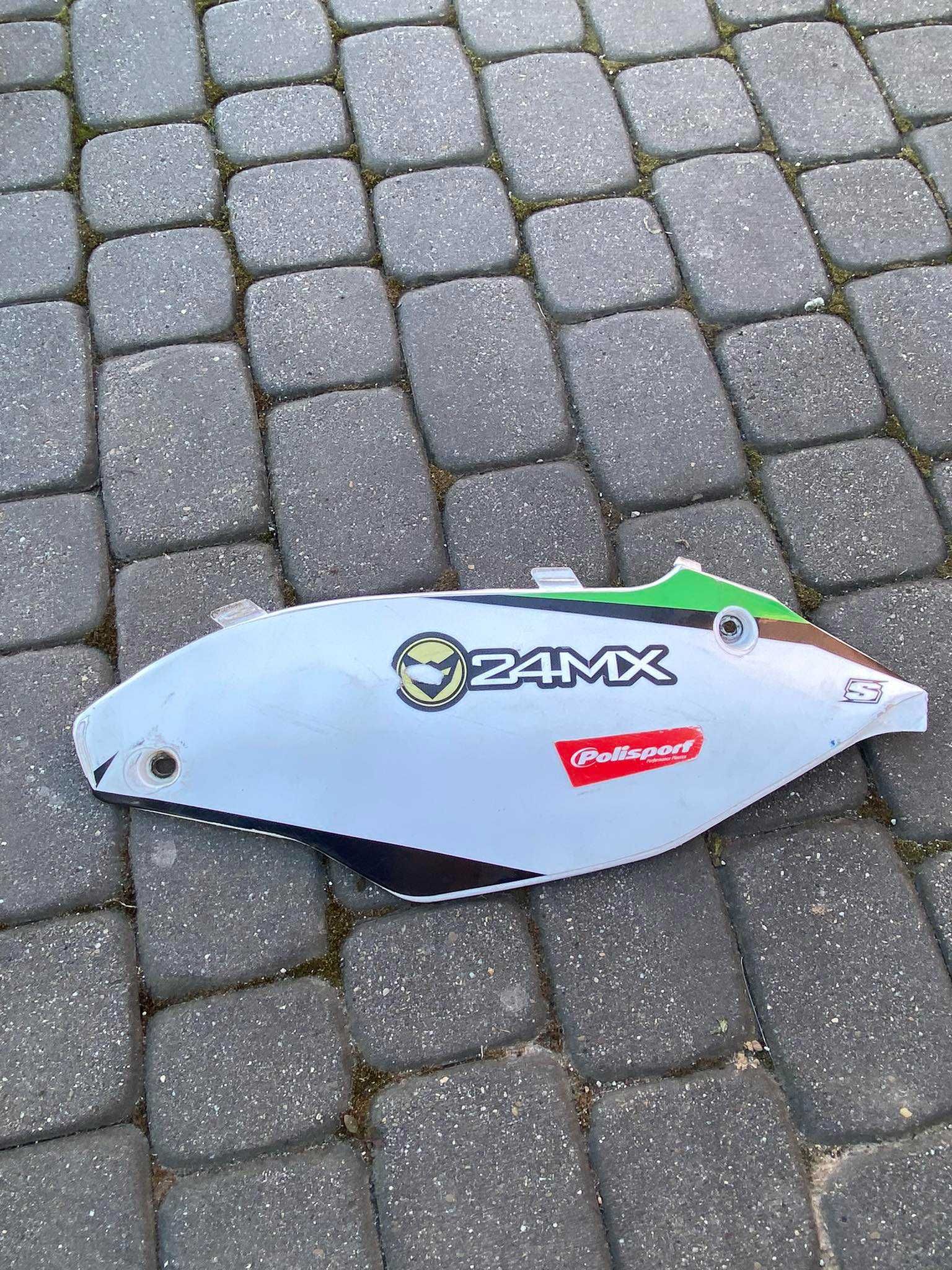 komplet plastikow boczek blotnik oslony lag kawasaki kxf 450 r 2012