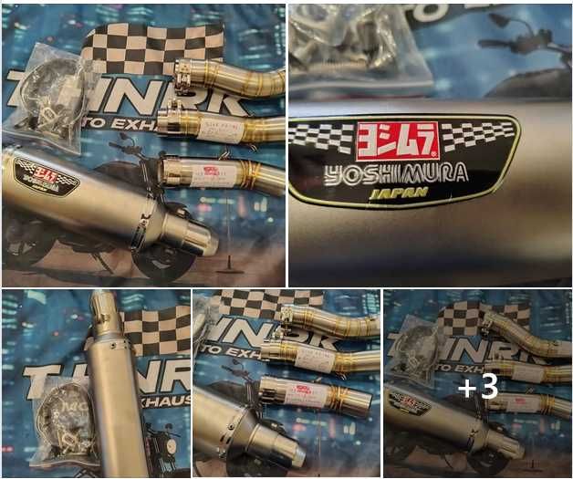 Kit escape yoshimura - +curva suzuki gsxr, r6 \curvas p outros modelos
