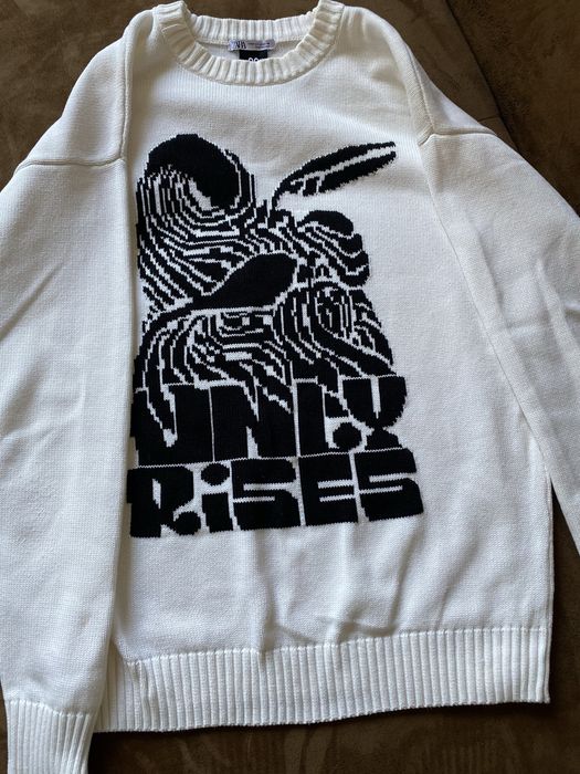 Свитер ZARA, светр ЗАРА білий розмір M,L