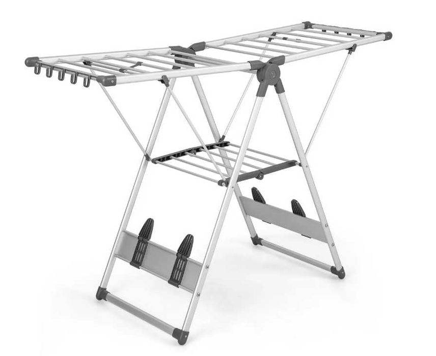 Składana Suszarka do ubrań 5-poziomowa z regulacją wysokości