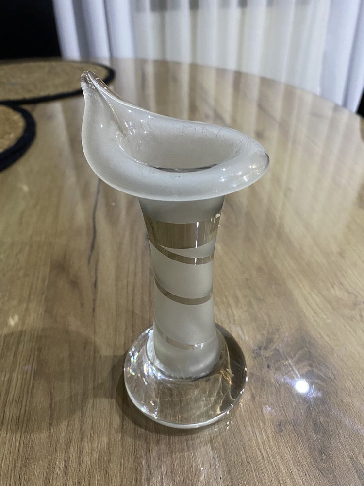 Wazon szklany wysokość 17 cm
