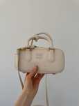 Torebka Miu Miu Arcadie Leather Bag Cream