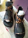 Stylowe buty  panterkowe sandały RS. roz. 40.