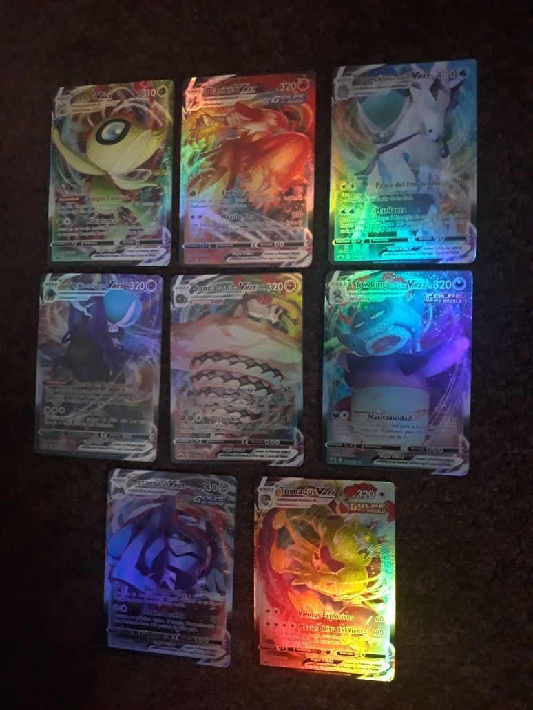 31 cartas pokemon holográficas