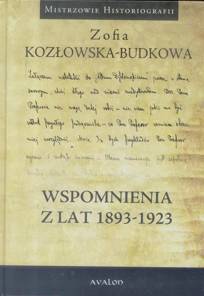 Wspomnienia Z Lat 1893, 1923