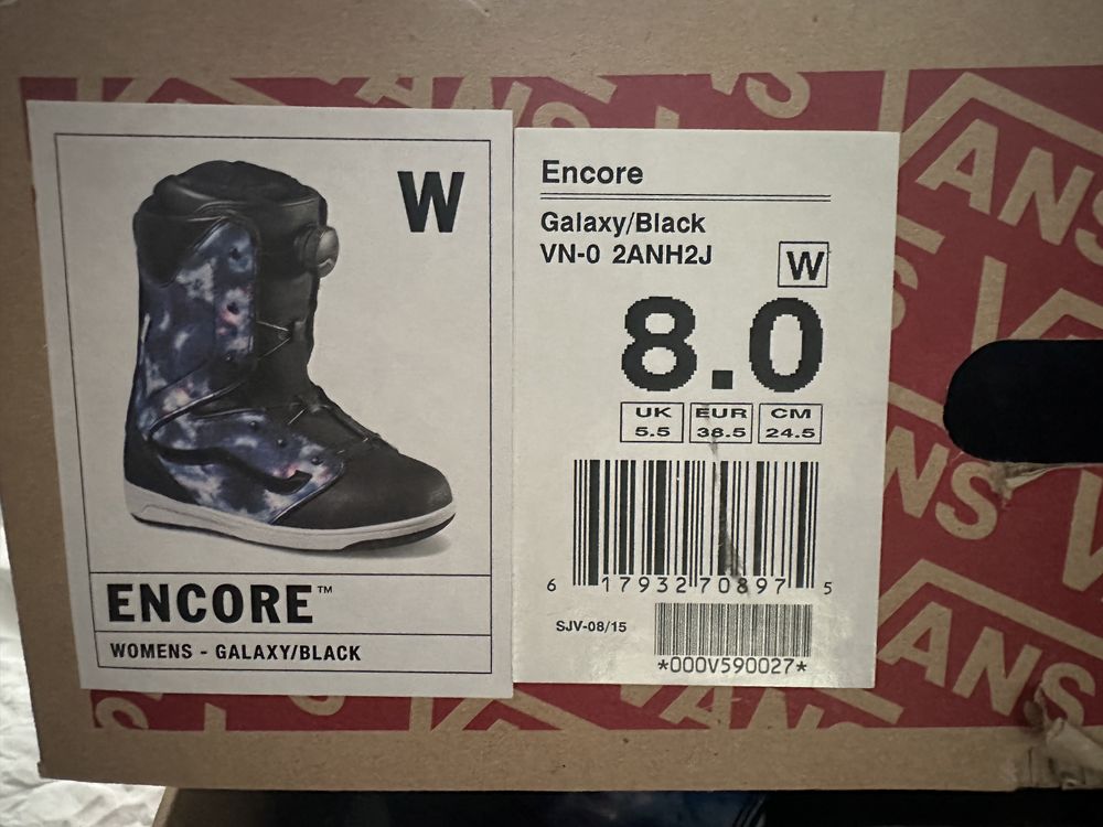 VANS encore galaxy buty snowboard 38 38,5