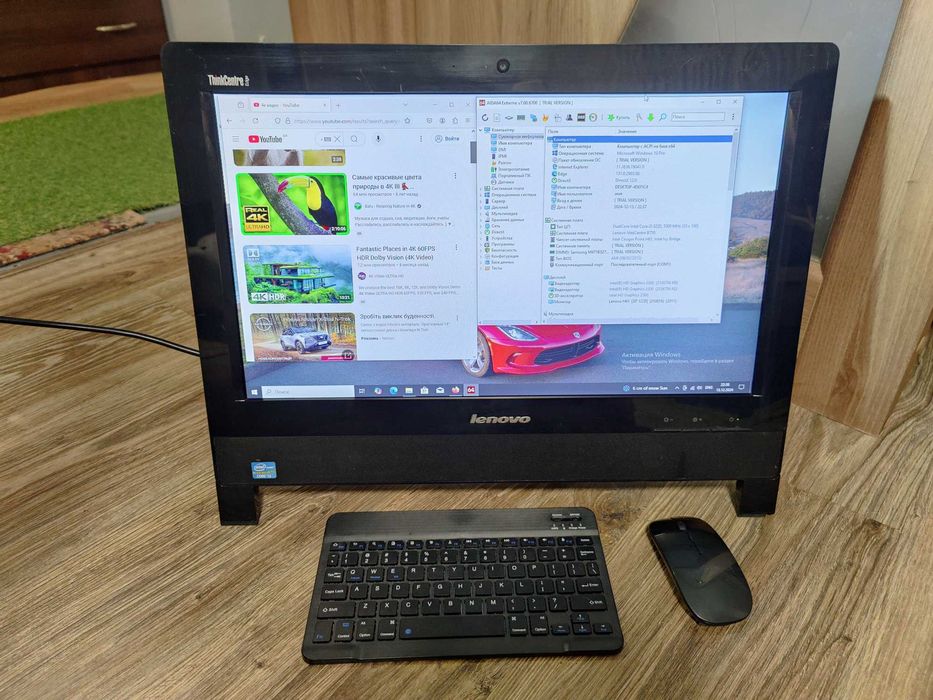 Моноблок Lenovo edge 72 4/500Gb i3  21-Дюймов Телевизо.р