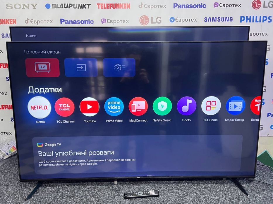 Телевізор 65” дюймів TCL 65V6B • Новий, 4K, Smart TV