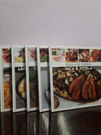 Livros de culinária ( vendidos em conjunto ou individualmente)