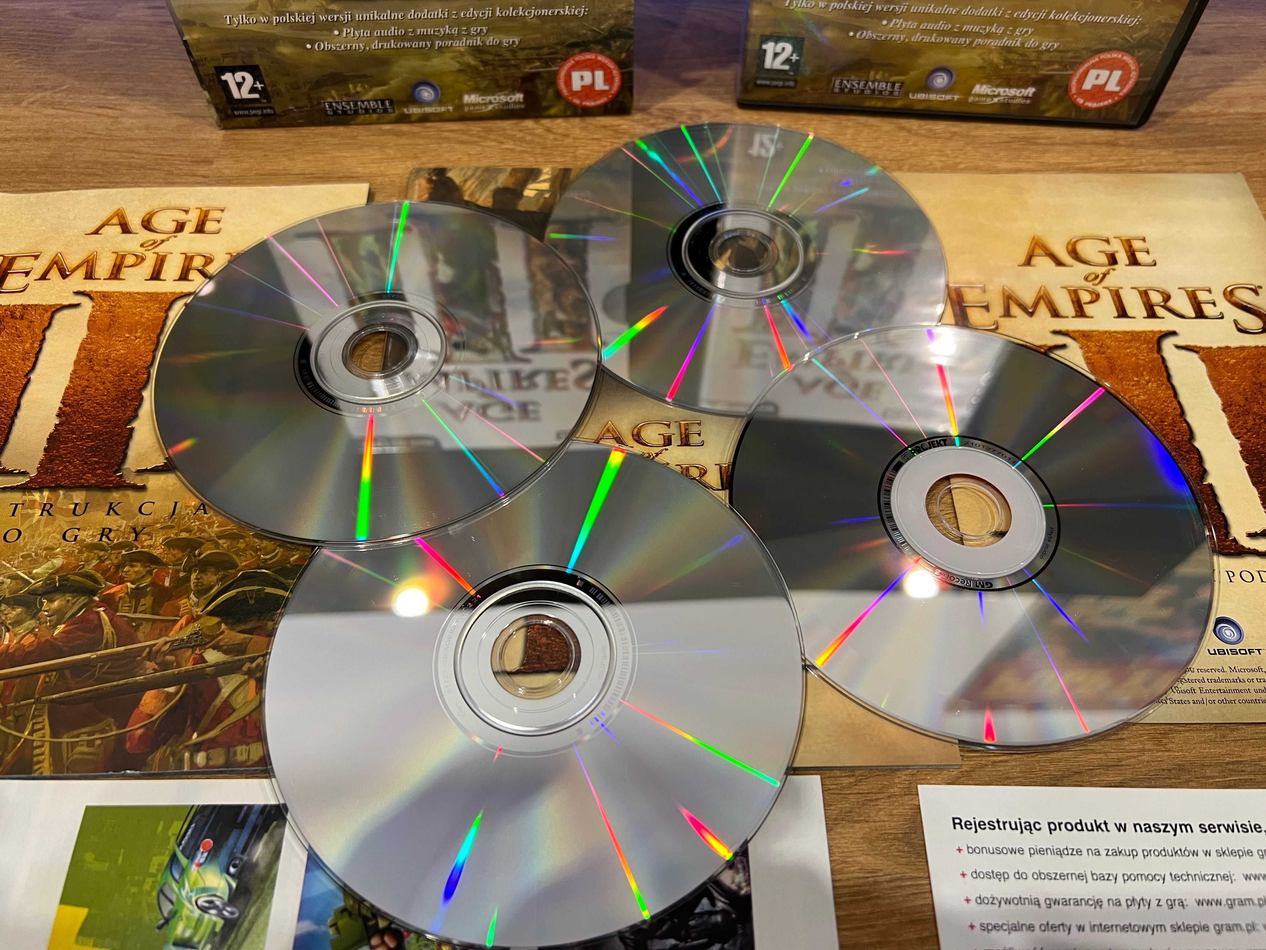 Age of Empires III 3 (PC PL 2005) BOX premierowe kompletne wydanie