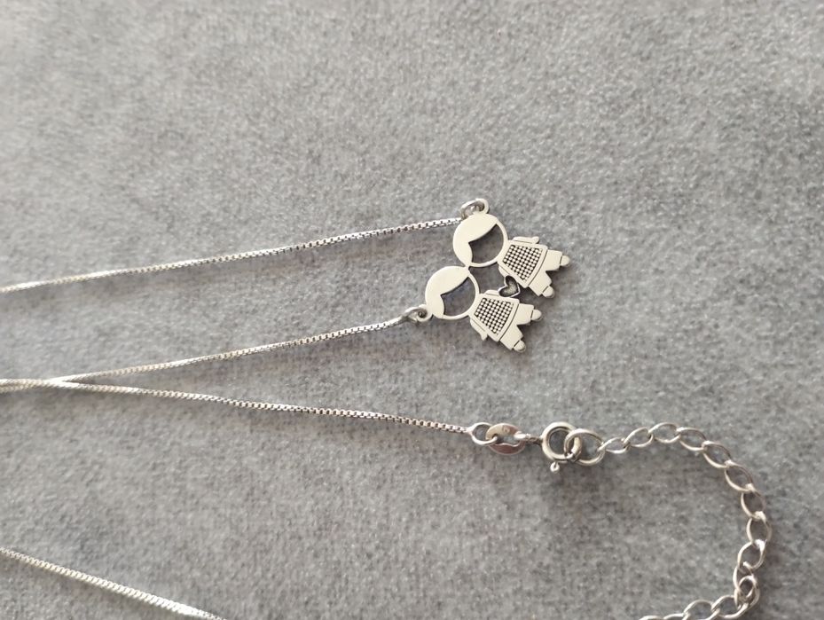 Colar filhos  em Prata