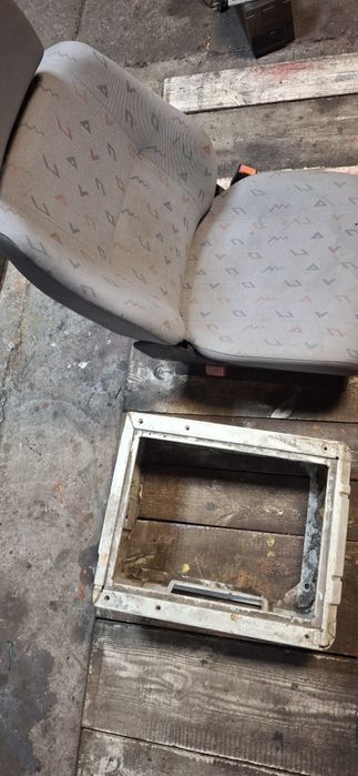 Fotel pasażera vw lt pojedyńczy z podstawą