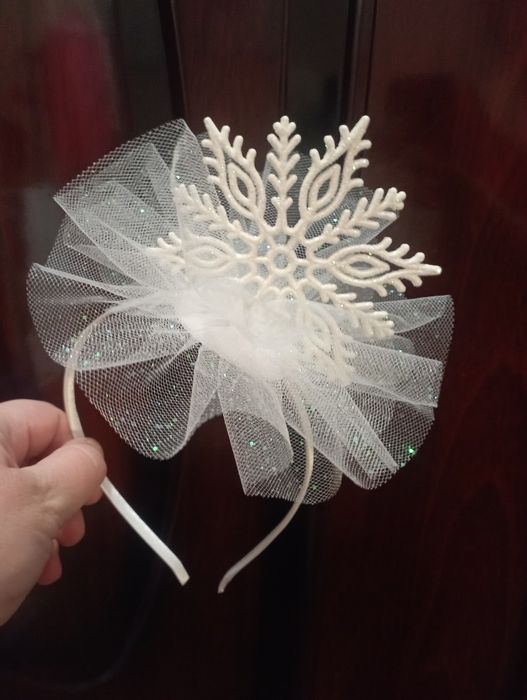 Обруч сніжинки обідок сніжинка