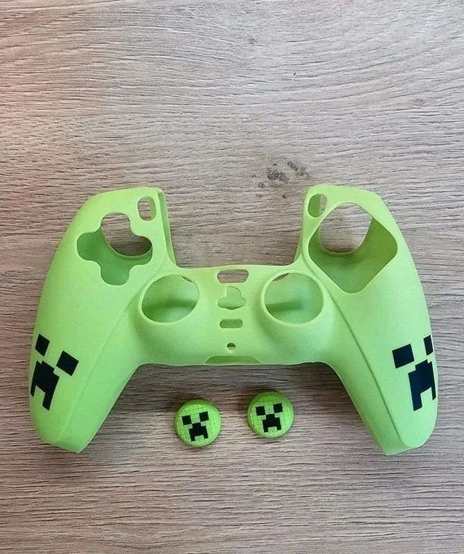 Minecraft Silikonowy pokrowiec etui na kontroler PS5 Playstation 5